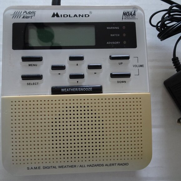 Weather Alert Radio - Midland WR-100 All Hazards NOAA Storm Warning Radio & Manu - Picture 2 of 16